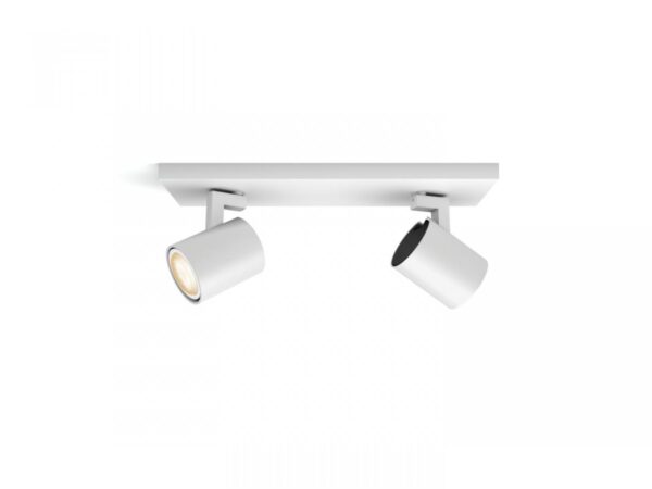 Spot LED Dublu Philips Hue Runner, Bluetooth, 2xGU10, 2x5.5W, 700 - Image 5