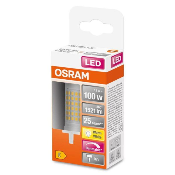Bec LED Osram DIM LINE, R7s, 12W (100W), 1521 lm, - Image 3