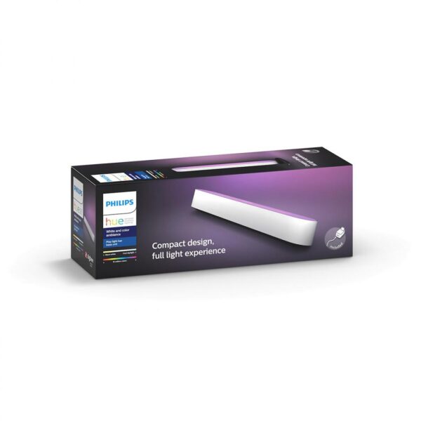 Lampa LED RGB Philips Hue Play, 6.6W, 530 lm, lumina - Image 3