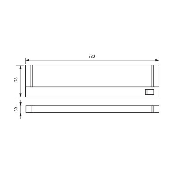 Aplica LED liniara Vivalux JAZZ, 10W, 700 lm, lumina neutra - Image 3