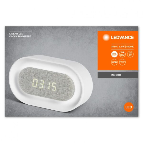 Ceas Ledvance LED CLOCK DIM, 5V, 3.4W, 12 lm, lumina - Image 3