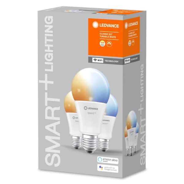3 Becuri LED inteligent Ledvance SMART+ WiFi Classic Tunable White - Image 4