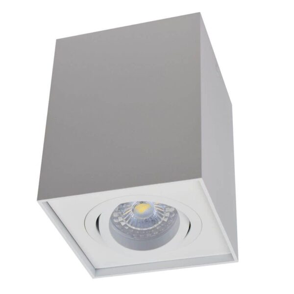 Spot Vivalux SQUARE BRAGA, GU10, max. 35W, IP20, 96x96x125mm, Alb,