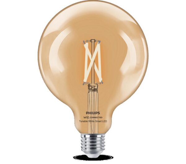 Bec LED inteligent vintage (decorativ) Philips Filament Globe Clear G125, - Image 3