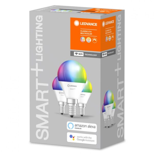 3 Becuri LED RGB inteligent Ledvance SMART+ WiFi Mini Bulb - Image 6
