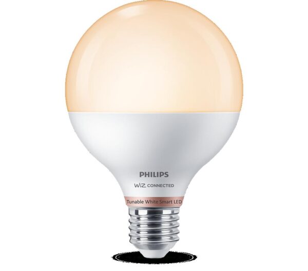 Bec LED inteligent Philips Glob G95, Wi-Fi, Bluetooth, E27, 11W