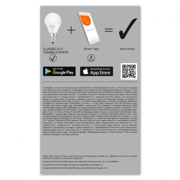 3 Becuri LED inteligent Ledvance SMART+ WiFi Mini Bulb Tunable - Image 5