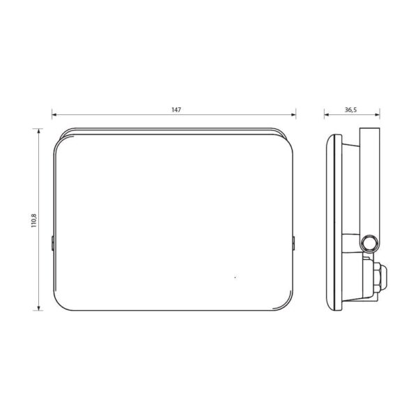 Proiector LED Vivalux RICH, 30W, 230V, 2700 lm, lumina rece - Image 4