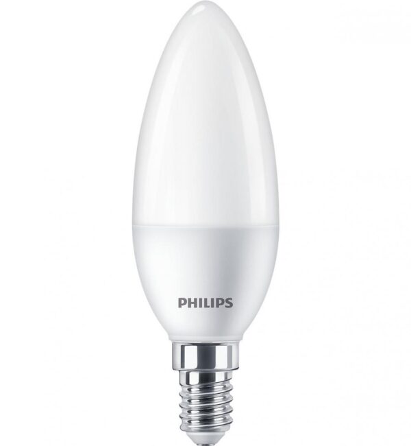 2 Becuri LED Philips B38, EyeComfort, E14, 7W (60W), 806 - Image 3