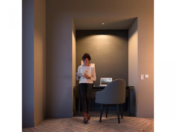 Spot LED incastrat Philips Hue Milliskin, Bluetooth, GU10, 5W (50W), - Image 3