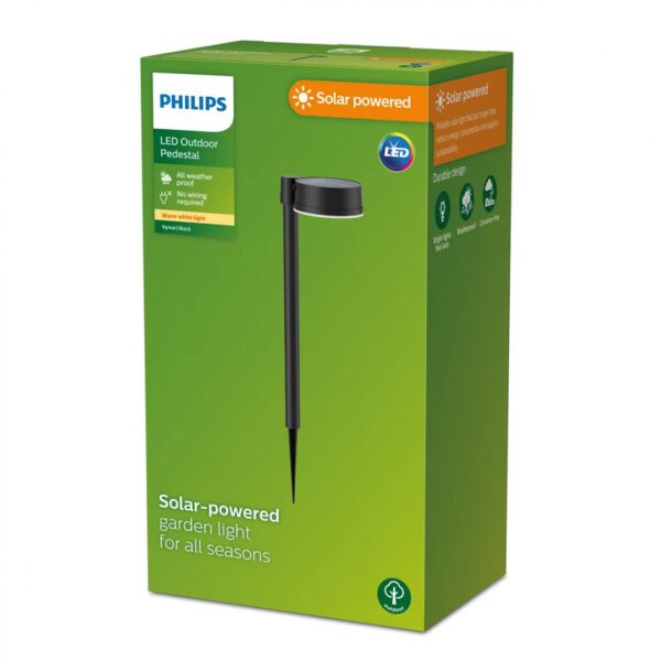 Lampa LED solara pentru exterior cu spike Philips VYNCE ,