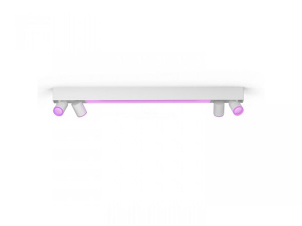 Plafoniera LED RGB Philips Hue Centris, Bluetooth, cu 4xGU10, 4x5.7W - Image 4