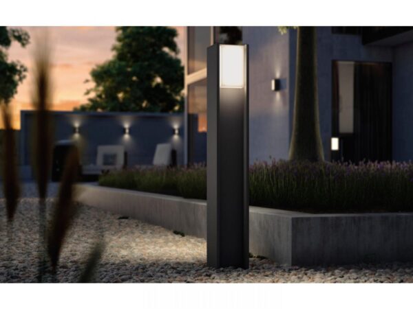 Stalp LED pentru exterior Philips Hue Turaco, 9W (60W), 806 - Image 3