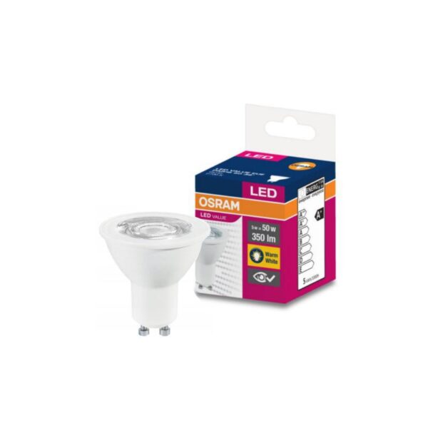 Bec LED Osram Value PAR16, 5W (50W), 350 lm, lumina - Image 3