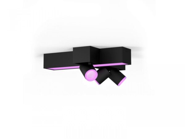 Plafoniera LED RGB Philips Hue Centris, Bluetooth, cu 3xGU10 incrucisate, - Image 3