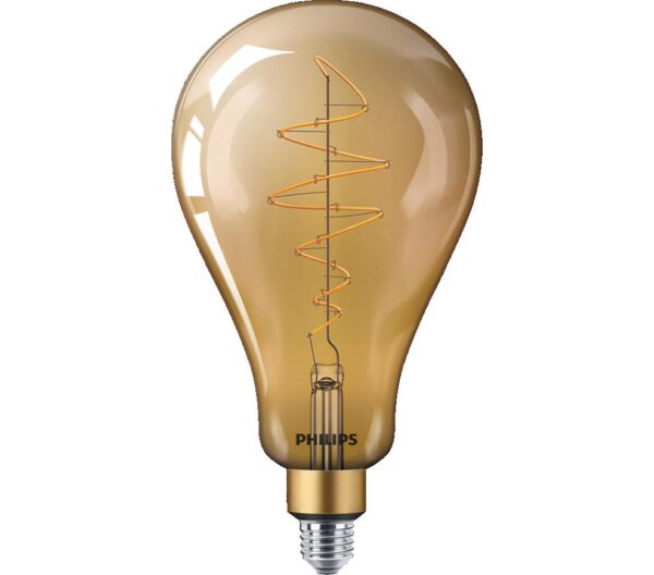 Bec LED vintage (decorativ) Philips Classic Gold Giant A160, EyeComfort, - Image 3