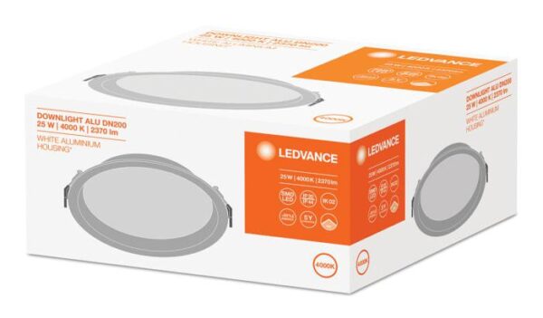 Spot LED incastrat Ledvance DOWNLIGHT ALU, 25W, 2370 lm, lumina - Image 4