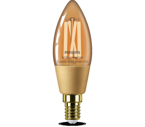 Bec LED inteligent vintage (decorativ) Philips Filament Candle Amber C35, - Image 3