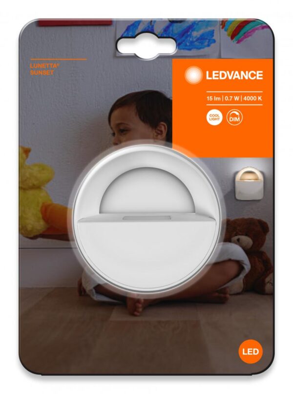 Lampa de veghe Ledvance LUNETTA Sunset cu senzor de lumina,