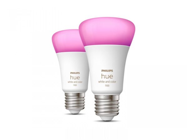 2 Becuri LED RGB inteligente Philips Hue A60, Bluetooth, E27, - Image 4