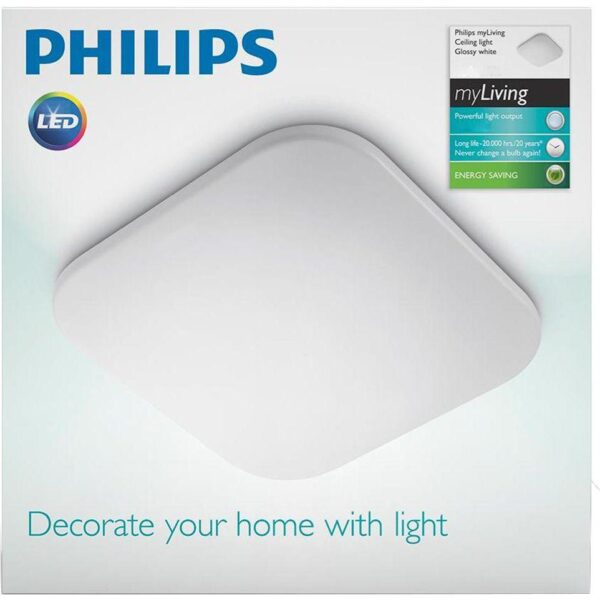 Plafoniera LED Philips Mauve SQ, 17W, 2000 lm, lumina neutra - Image 3