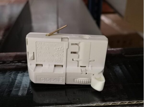 Adaptor universal, GA 69-3, 6A 50N, culoare alba - Image 4