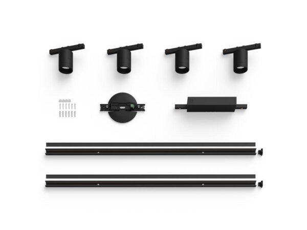 Spot LED RGB Philips Hue Perifo, kit de baza, 4 spoturi, - Image 4