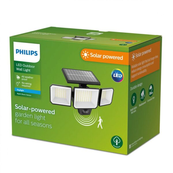 Lampa LED solara pentru exterior cu senzor de miscare Philips