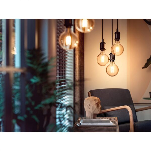 Bec LED inteligent vintage (decorativ) Philips Hue Filament Globe G125, - Image 8