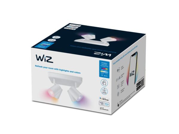 Spot LED RGB WiZ Imageo SQ, Wi-Fi, Bluetooth, control vocal, - Image 3