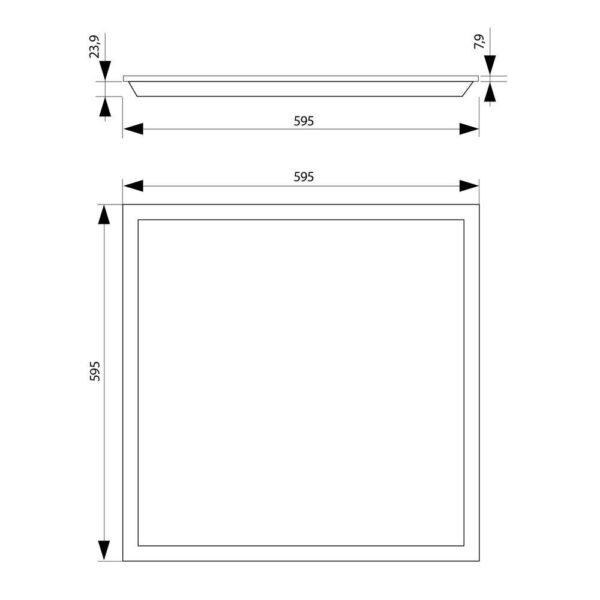 Panou LED Vivalux HELLI, 40W, 4000 lm, lumina neutra (4000K), - Image 4