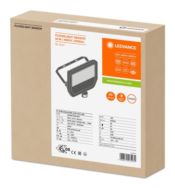 Proiector LED cu senzor de miscare si lumina Ledvance FLOODLIGHT - Image 6