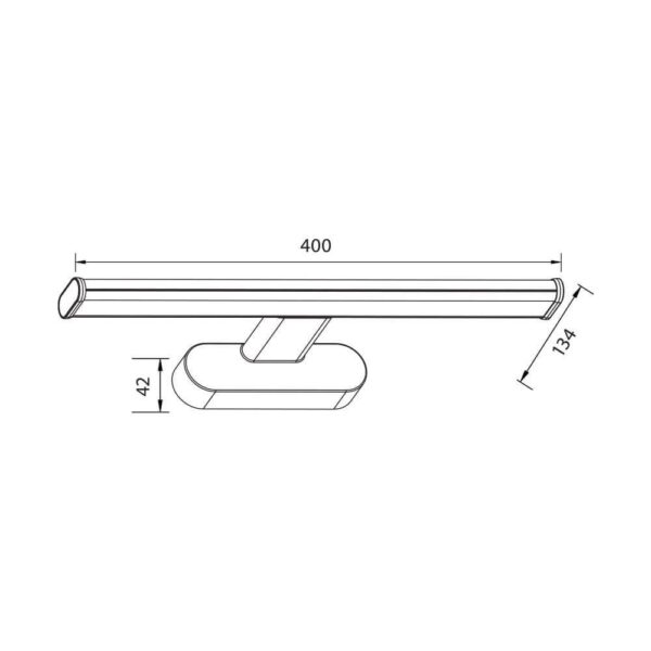 Aplica LED pentru baie Vivalux ARBA, 8W, 600 lm, lumina - Image 3