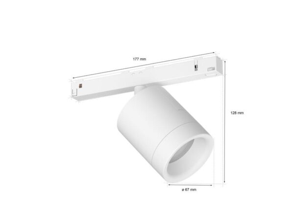 Spot LED RGB Philips Hue Perifo, Bluetooth, control vocal, 24V, - Image 3