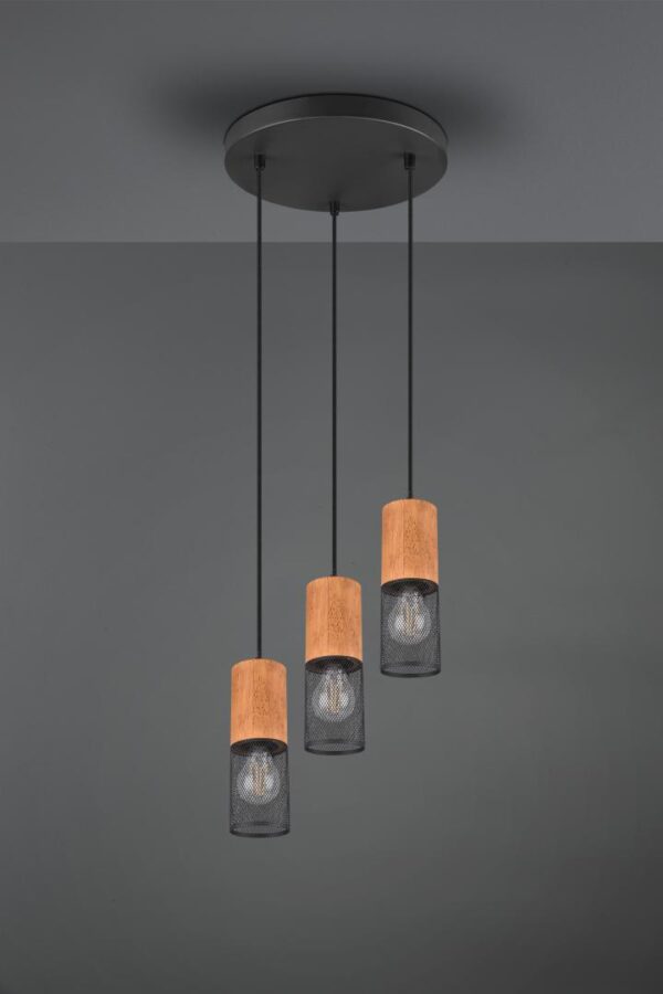Lustra Trio TOSH, excl.3xE27, reglabil pe inaltime, Ø 28cm /
