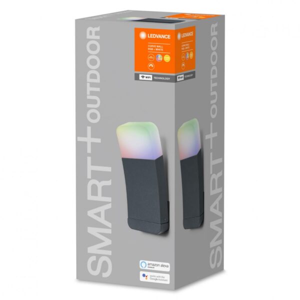 Aplica LED RGB pentru exterior Ledvance SMART+ Wifi Curve Wall, - Image 5