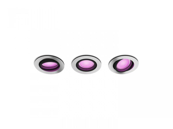 3 Spoturi LED RGB incastrate Philips Hue Centura, Bluetooth, GU10, - Image 3