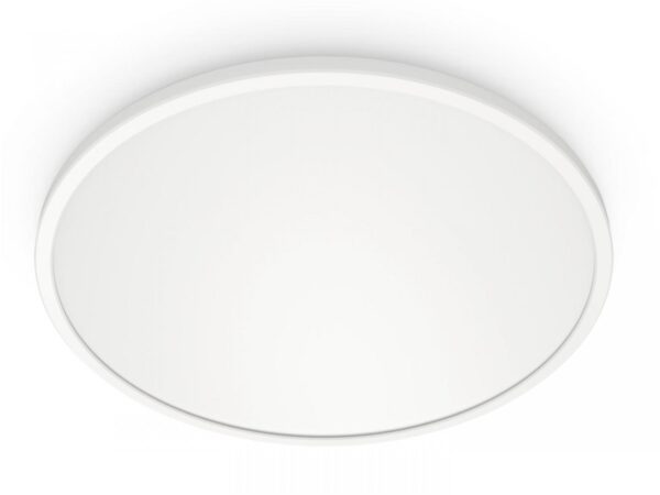 Plafoniera LED WiZ SuperSlim, Wi-Fi, Bluetooth, 14W, 1300 lm, lumina - Image 5