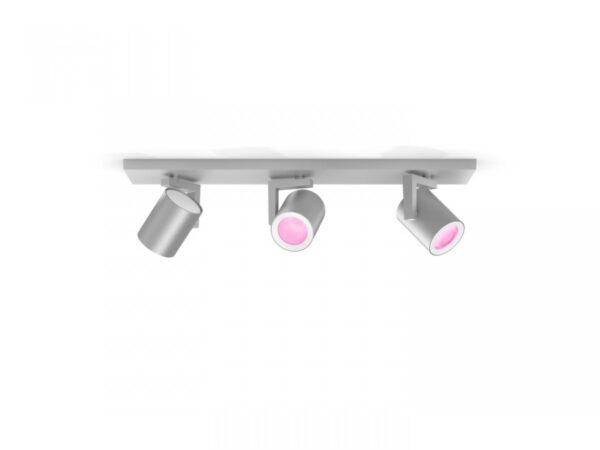 Spot LED RGB Triplu Philips Hue Argenta, Bluetooth, 3xGU10, 3x5.7W, - Image 3