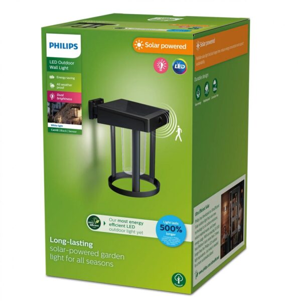 Aplica LED solara pentru exterior cu senzor de miscare Philips