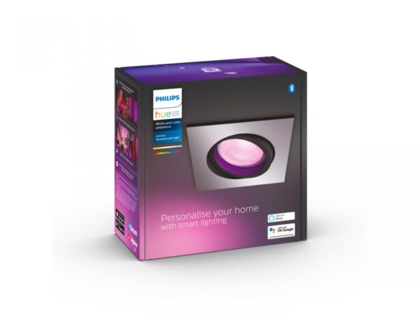 Spot LED RGB incastrat Philips Hue Centura, Bluetooth, GU10, 5.7W, - Image 4