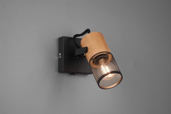 Spot Trio TOSH, excl.1xE14, intrerupator pe suport, spoturi pivotante, ↔