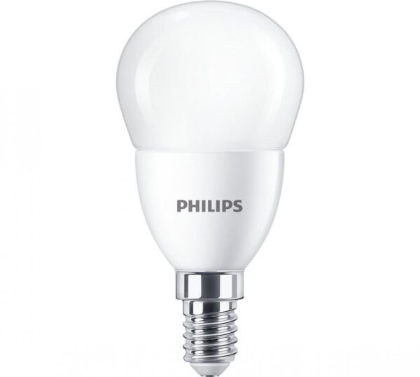 2 Becuri LED Philips P48, EyeComfort, E14, 7W (60W), 806 - Image 3