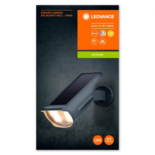 Aplica LED RGB pentru exterior, solara cu baterie NiMH, cu - Image 3