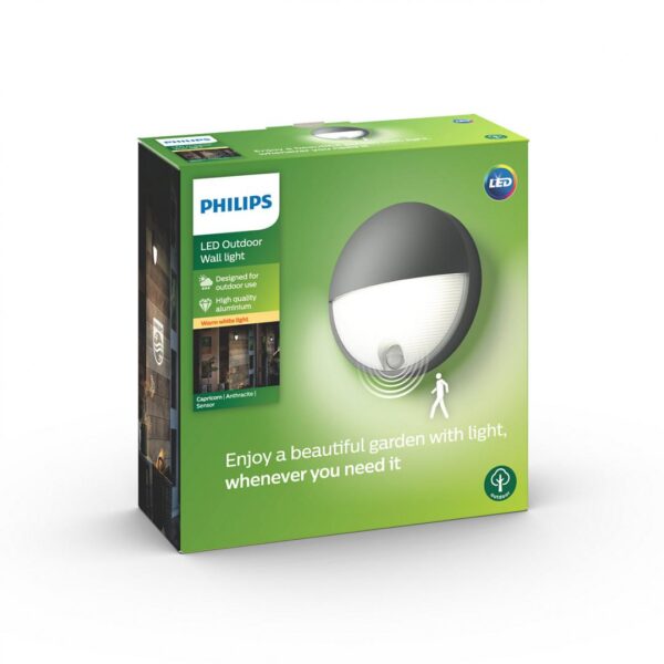 Aplica LED pentru exterior cu senzor de miscare Philips Capricorn, - Image 3