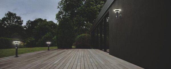 Aplica LED solara pentru exterior cu senzor de lumina si - Image 5