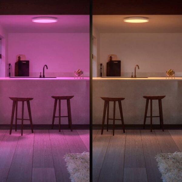 Plafoniera inteligenta LED RGB Philips Hue Surimu, Bluetooth, 40W, 2850 - Image 5