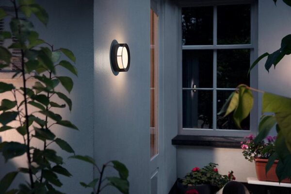 Aplica LED pentru exterior Philips Actea, 12W (83W), 176V, 1200 - Image 5