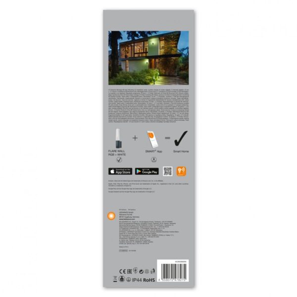 Aplica LED RGB pentru exterior Ledvance SMART+ Wifi Flare Wall, - Image 7