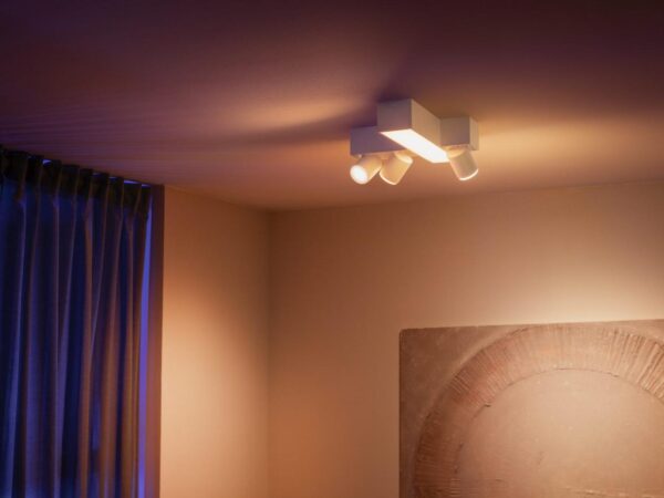 Plafoniera LED RGB Philips Hue Centris, Bluetooth, cu 3xGU10 incrucisate, - Image 4